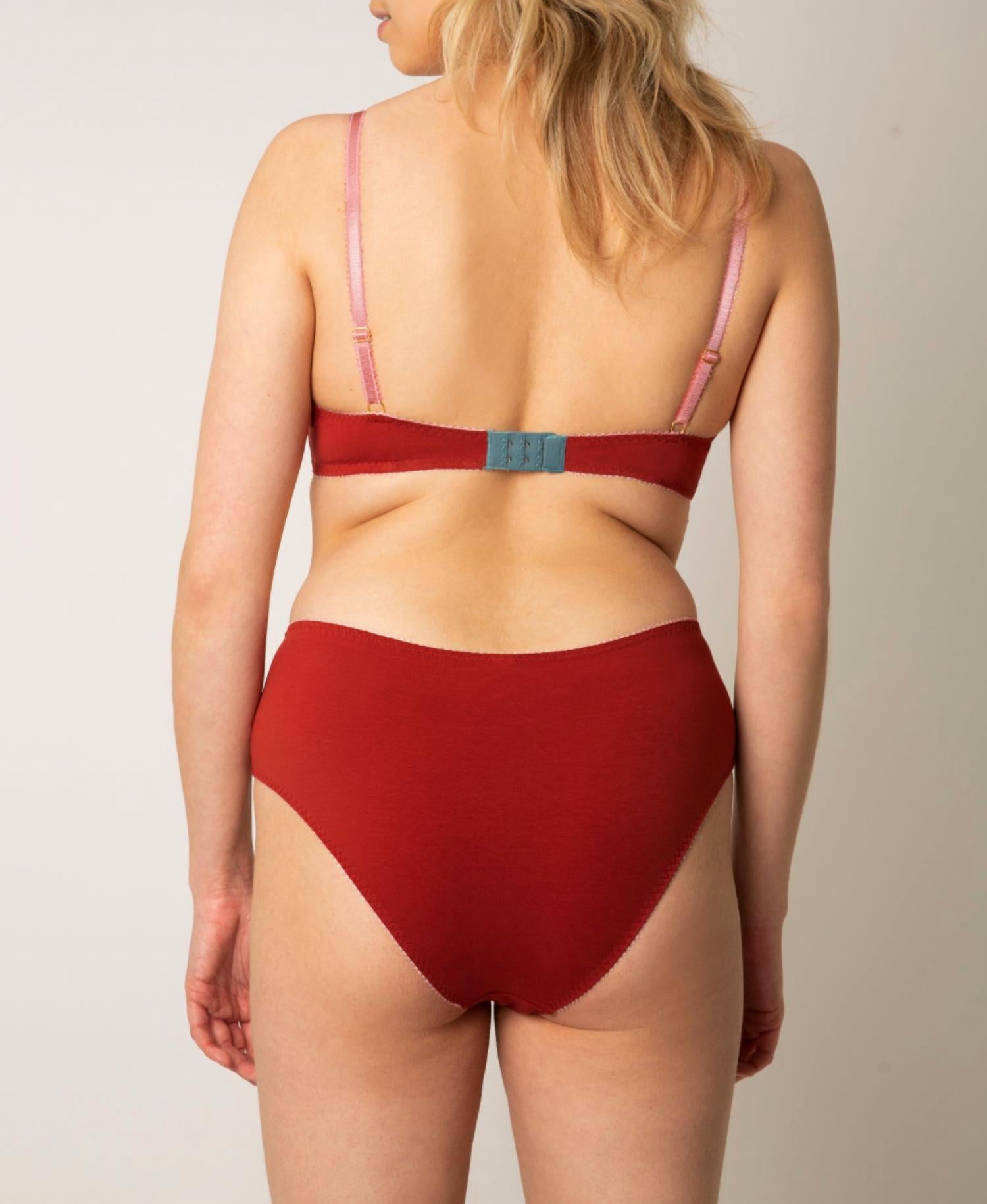 ROSALIE ORGANIC COTTON HIGH WAIST KNICKER