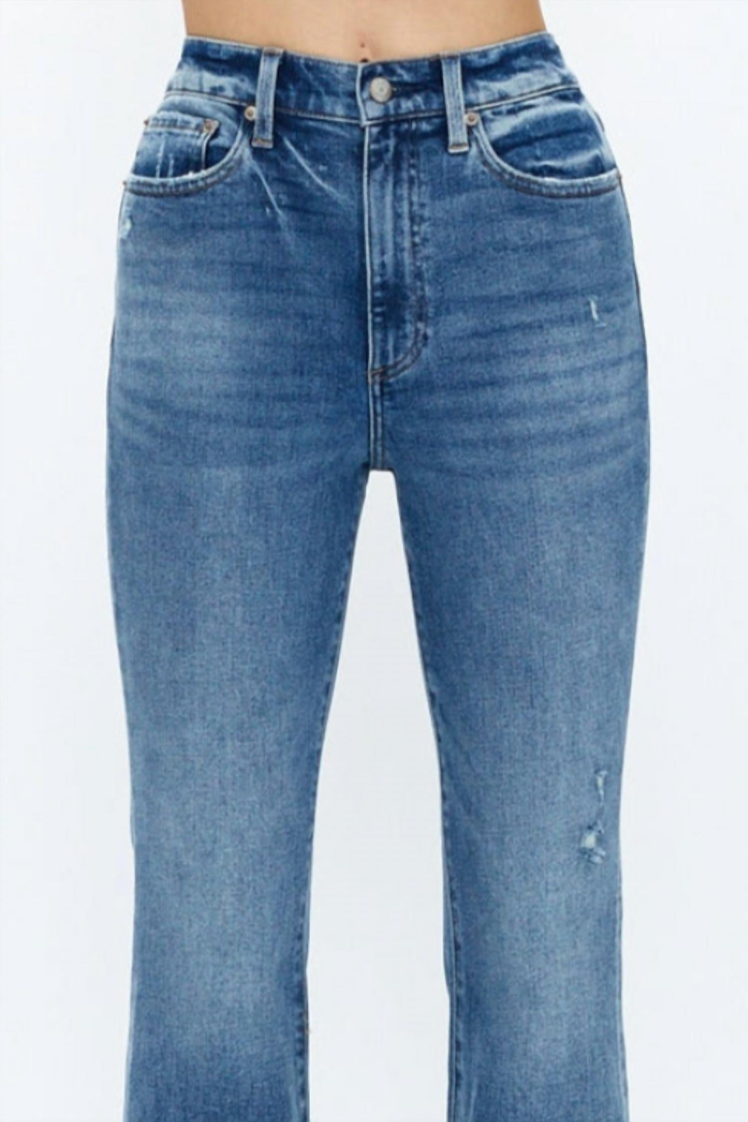 PISTOLA Dana High Rise Boot Jeans in westminster vintage - women's jeans - detail view
