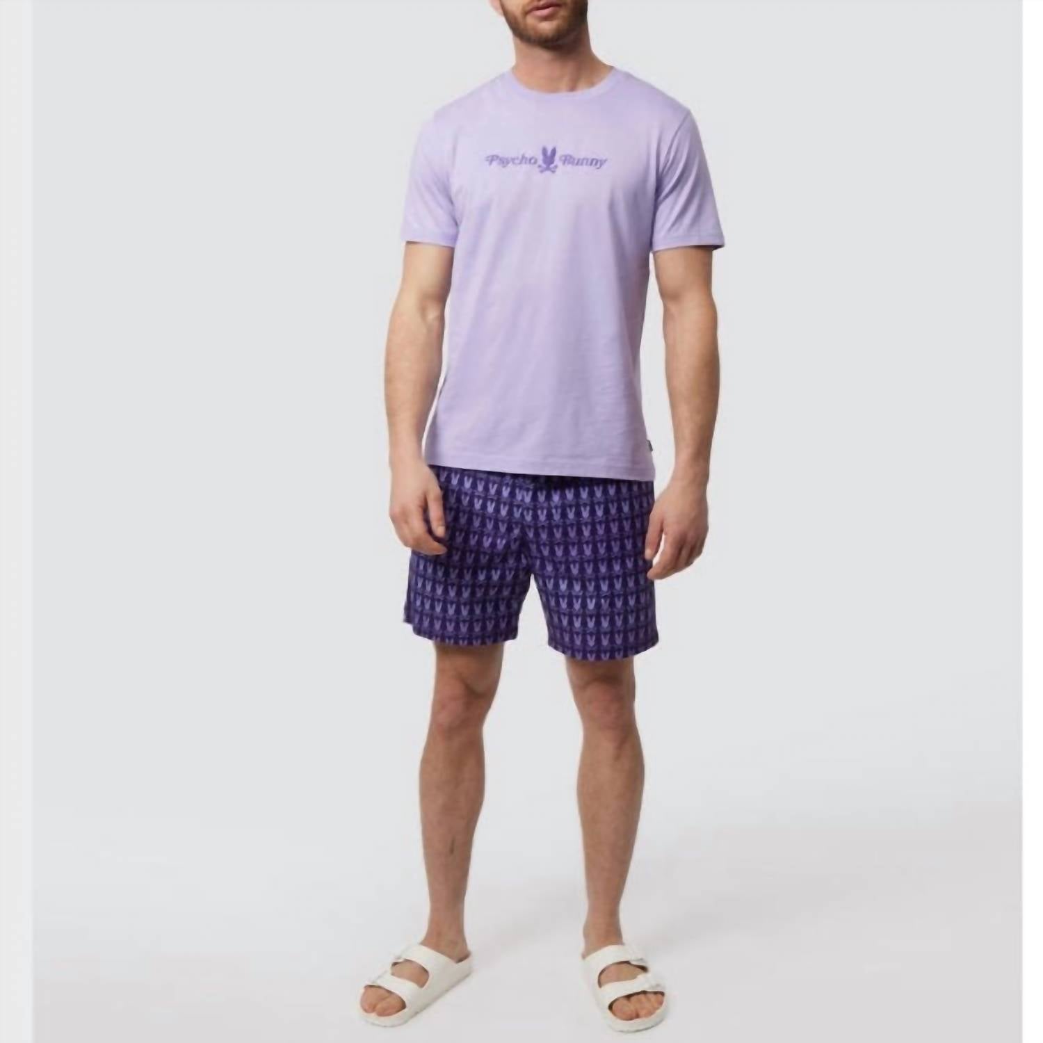 Psycho Bunny - Men's Barker All Over Print Swim Trunk