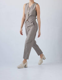 Rose Velvet - Piper Straight Leg Pants