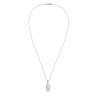 Diana M Jewels - Women's Marquise Lab-Grown Diamond Pendant Necklace (8.00 Ct) - Elegant Plus