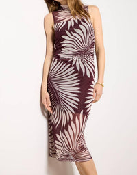Sanctuary - Halter Midi Mesh Dress
