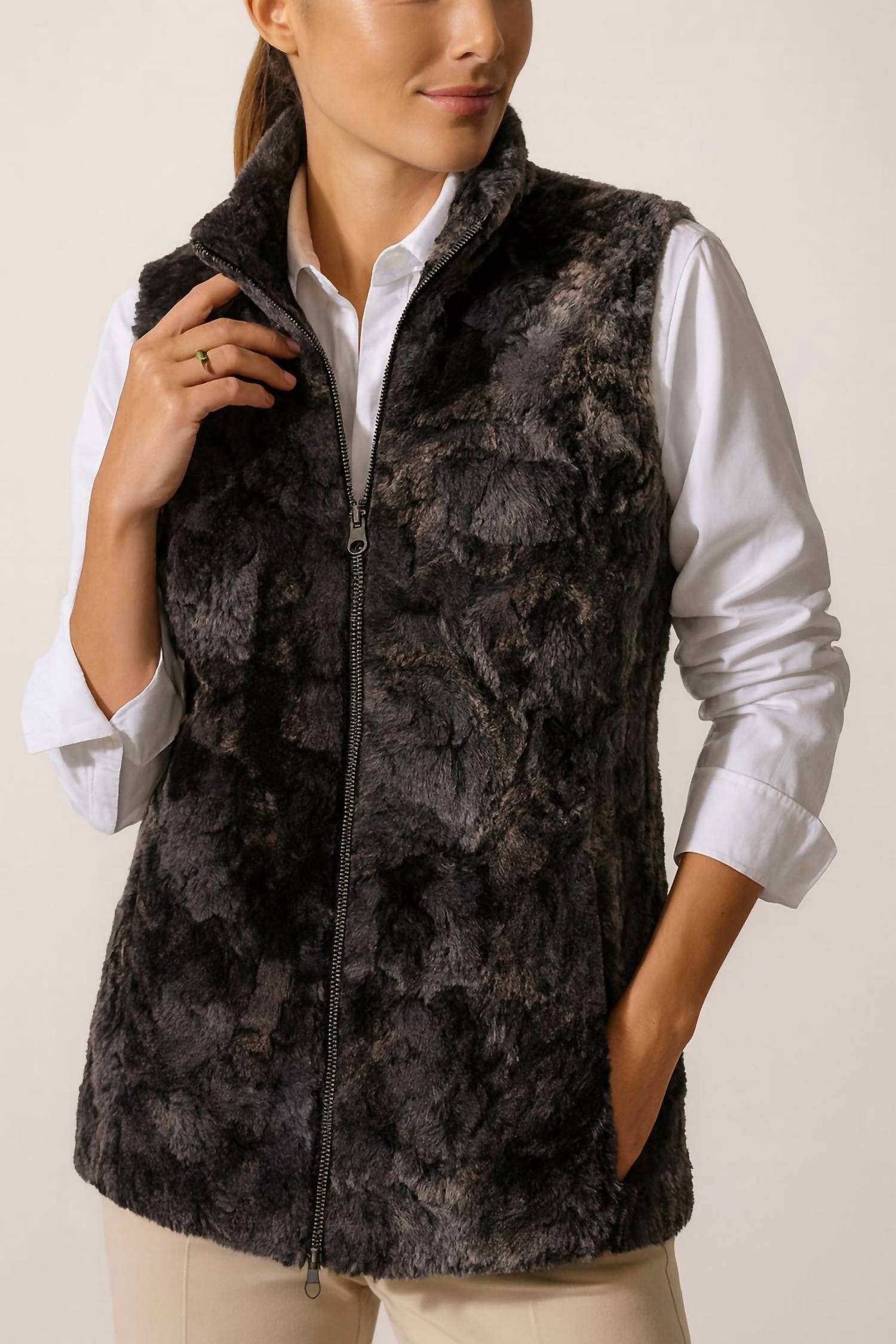 J'Envie/Eli - Bern Faux Fur Vest