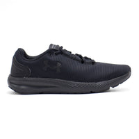 UNDER ARMOUR Men's Charged Pursuit 2 Rip Running Shoe in black - men's shoe - detail view