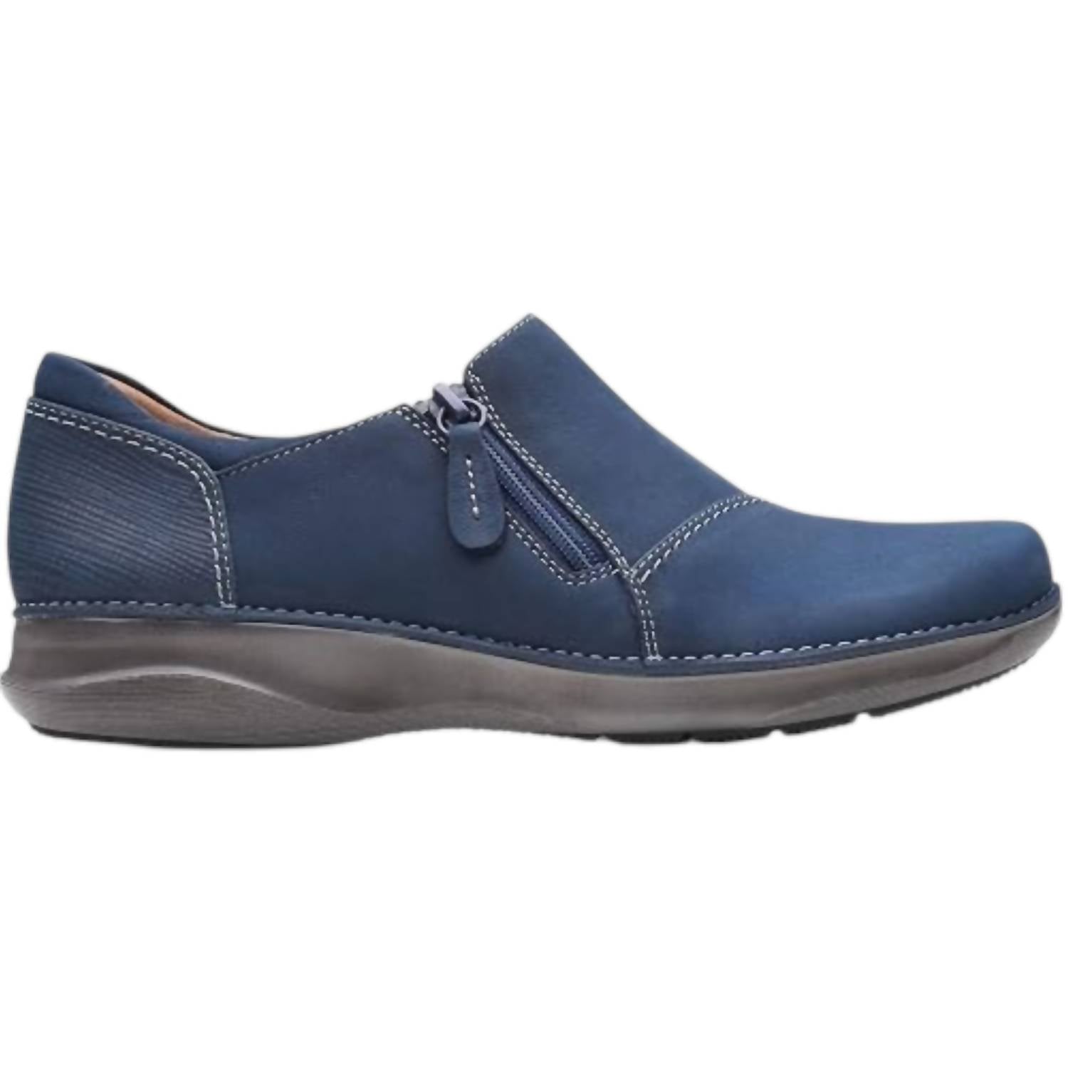 Clarks - Men's Appley Zip Casual Slip-on Shoes