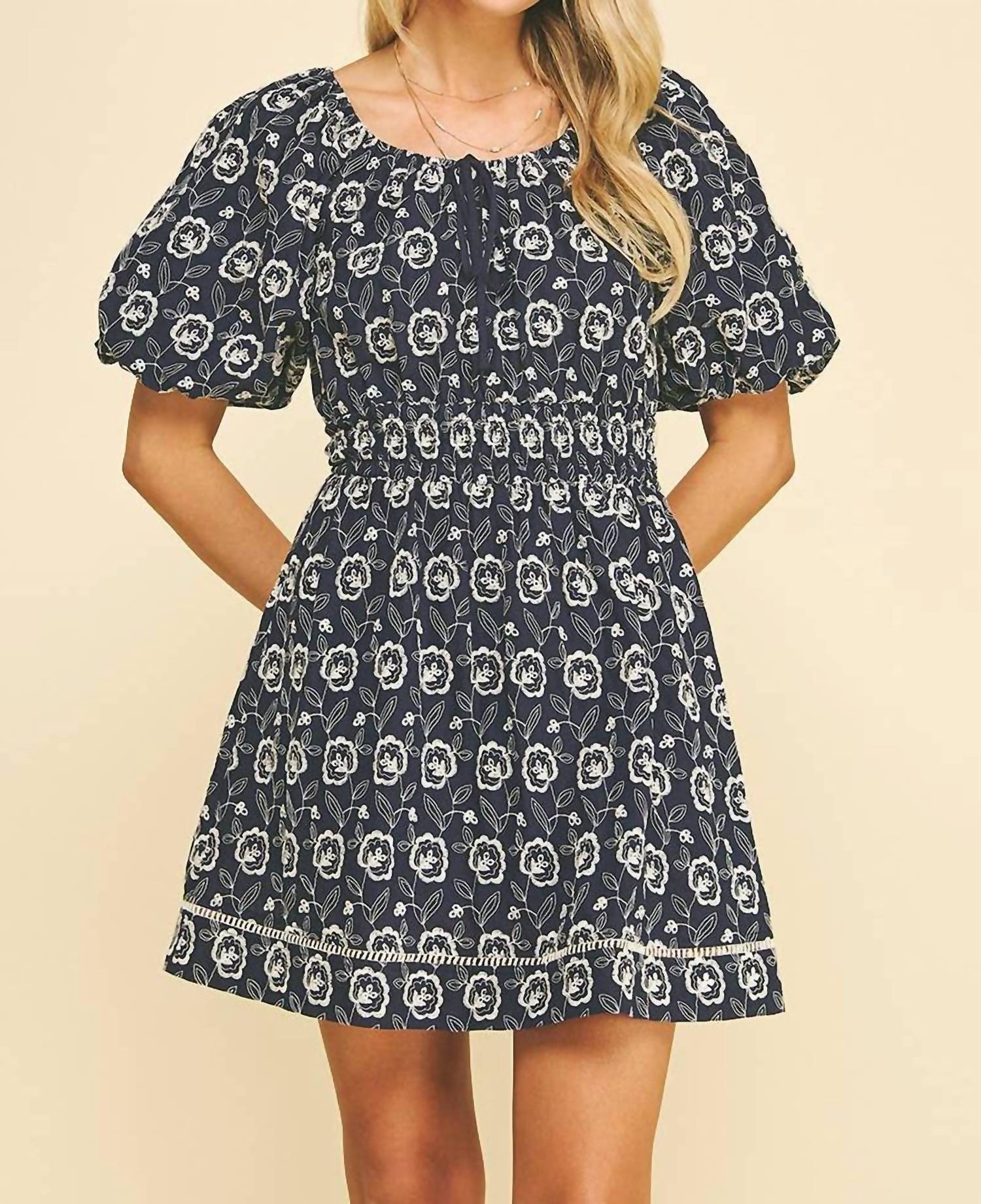 Pinch - Floral Embroidered Dress