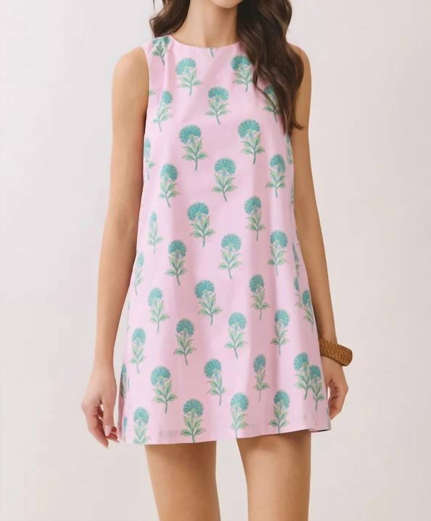 Tcec - Beaufort Block Print Bow Dress