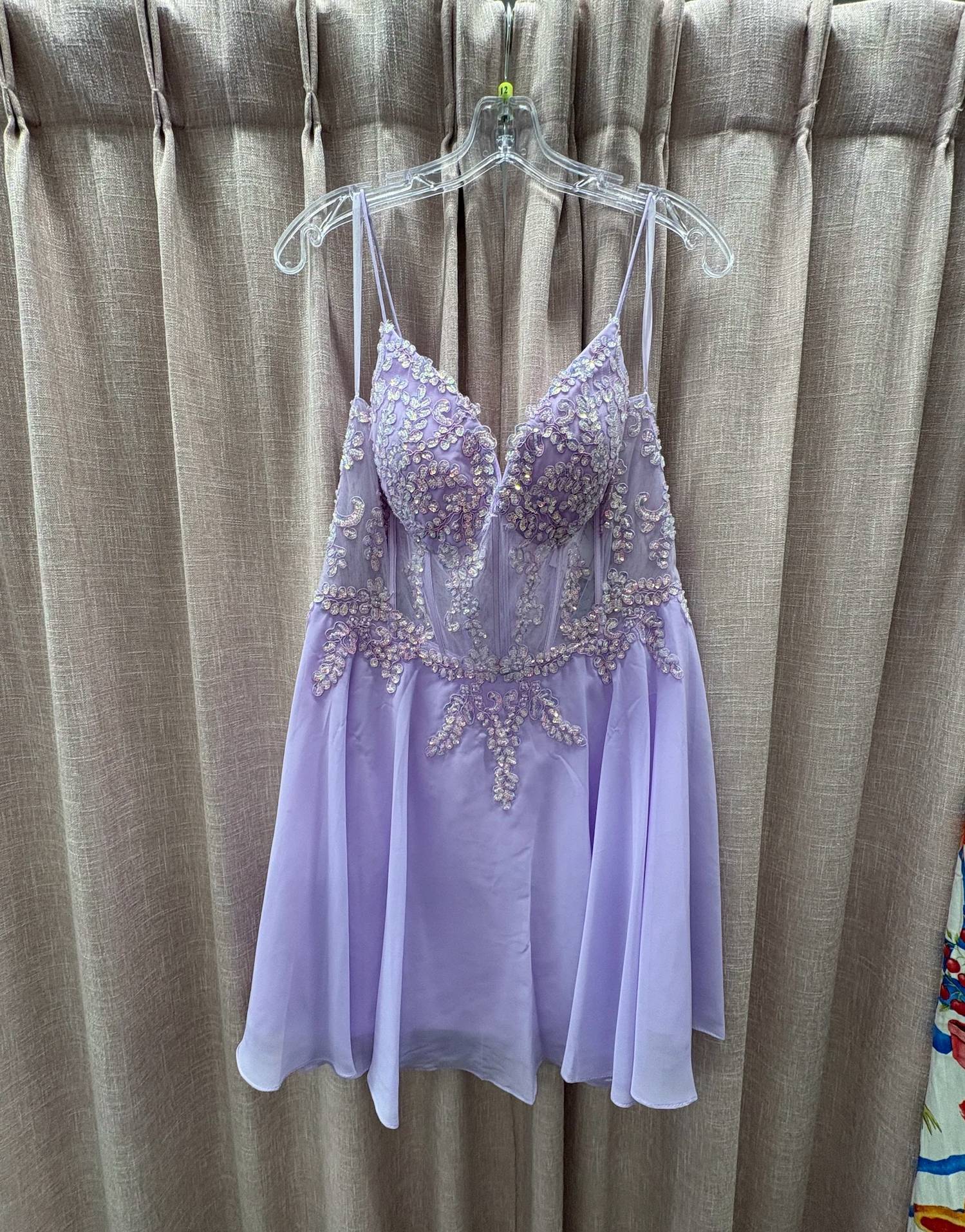 Dave & Johnny - Embellished Fit And Flare Homecoming Mini Dress