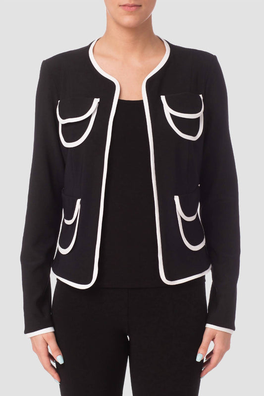 Joseph Ribkoff - Crepe Open Front Cardigan
