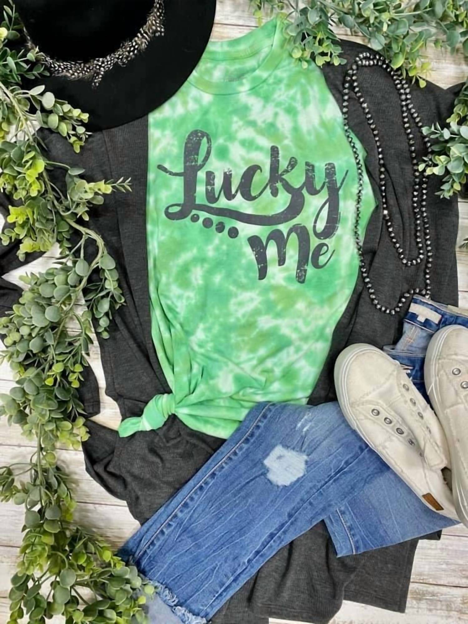 Texas True Threads - Lucky Me St. Patty Tee