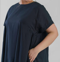 Mat Fashion - Black Cotton Shirt Dress