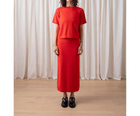 Ali Golden - Knit Boxy And Cropped Silhouette Shirt