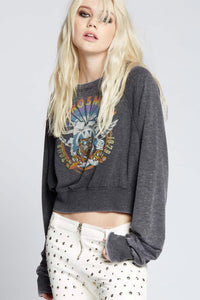 Recycled Karma - Aerosmith 1979 Tour Crop Sweatshirt