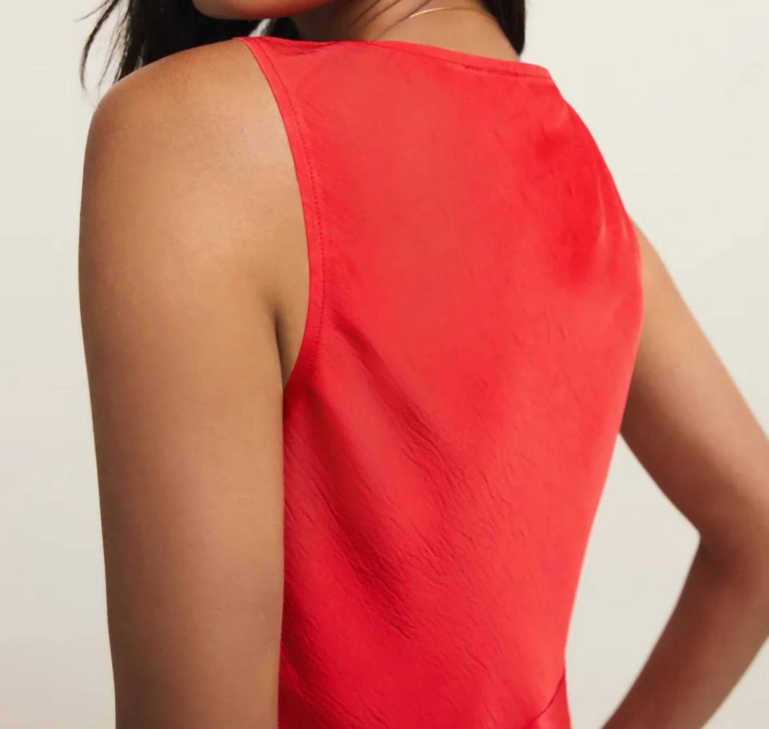 Z Supply - Luana V Neck Satin Top