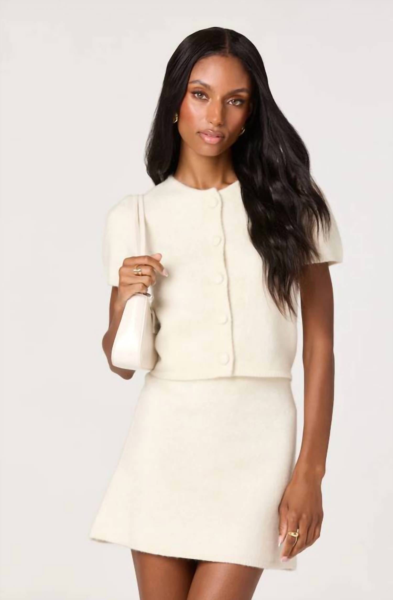 Astr - Jailyn Short Sleeve Cardigan