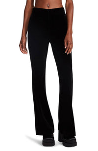 Steve Madden - Harlow High Waisted Velvet Pant