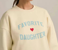 Favorite Daughter - Collegiate Heart Sweatshirt