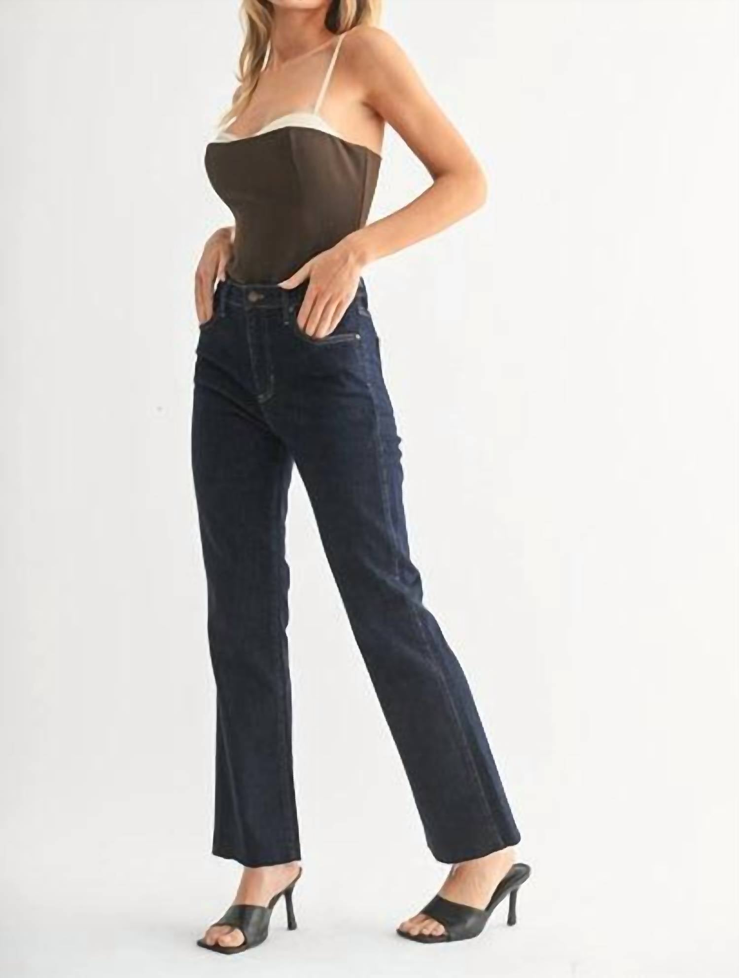 Just Black Denim - Flare Leg Jeans