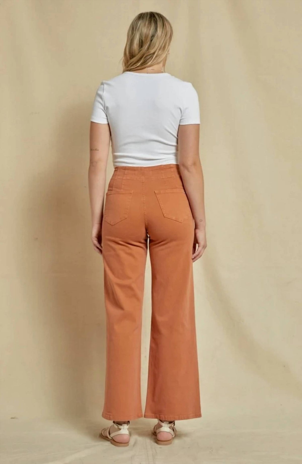 Mica Denim - Soft Stretch Wide Leg Pants