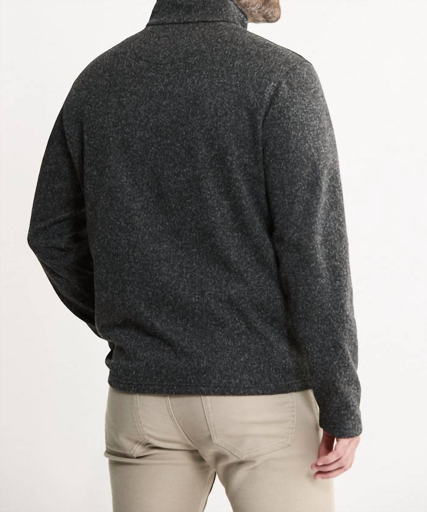 Jachs New York - Stretch Fleece Quarter Zip Pullover Sweater