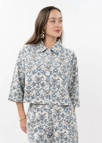 Ivy Jane - Serenity Floral Button Down Top