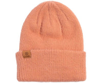 Coal Headwear Women's Pearl Beanie in dap dirty apricot - women's hat - detail view