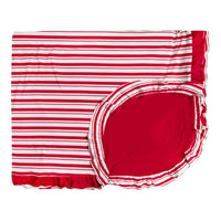 Kickee - Kid's Ruffle Double Layer Throw Blanket