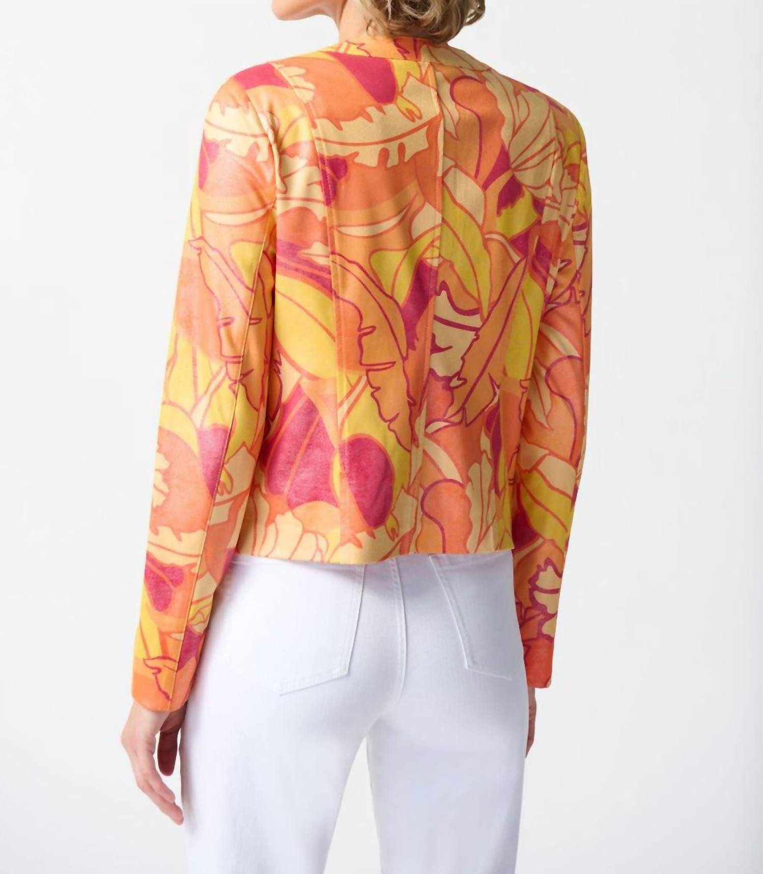 Joseph Ribkoff - Floral Print Fitted Jacket