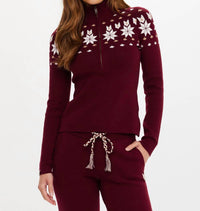 The Upside - Le Ski Blanche Half Zip Top