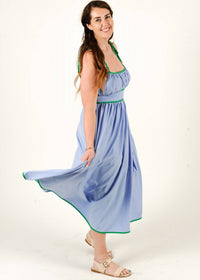 entro Meadow Maxi Dress in blue - women's dress - alternate view
