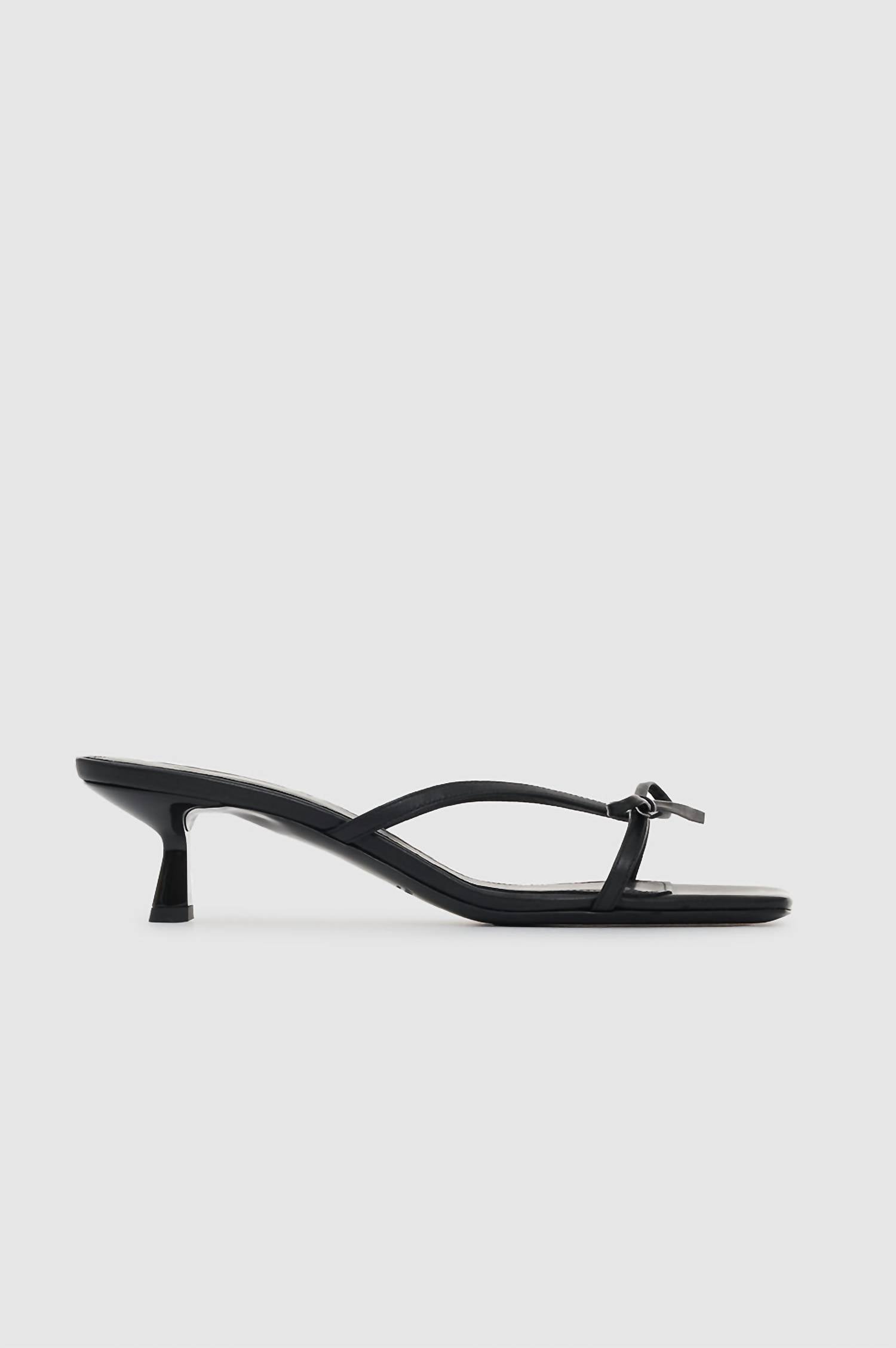 ANINE BING Women's Jackie Heel in black - women's sandal - detail view