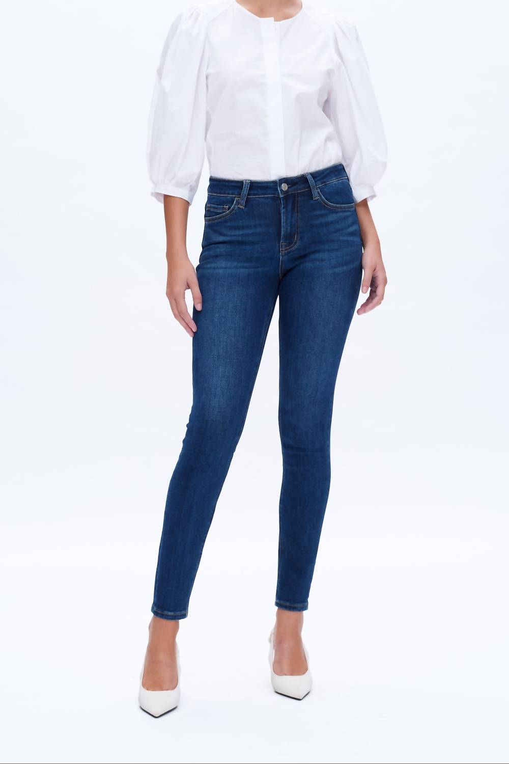 Bayeas - Emily Mid Rise Skinny Jeans