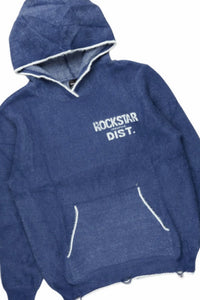 ROCKSTAR ORIGINAL Lake Mohair Knit Track Set in navy - men's shirt - view 4