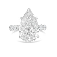 Diana M Jewels - Women's Pear & Round Lab-Grown Diamond Fashion Ring (15.00 Ct) - Grand