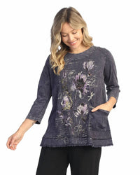 Jess & Jane - Ballet Mineral Washed Cotton Pocket Top