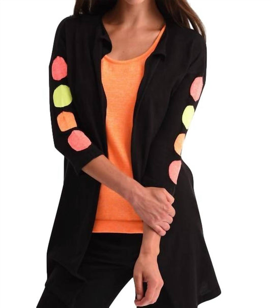 Polkadot 3/4 Sleeve Cardigan