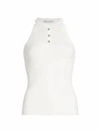 Elie Tahari - Jylian Halter Neck Knit Top