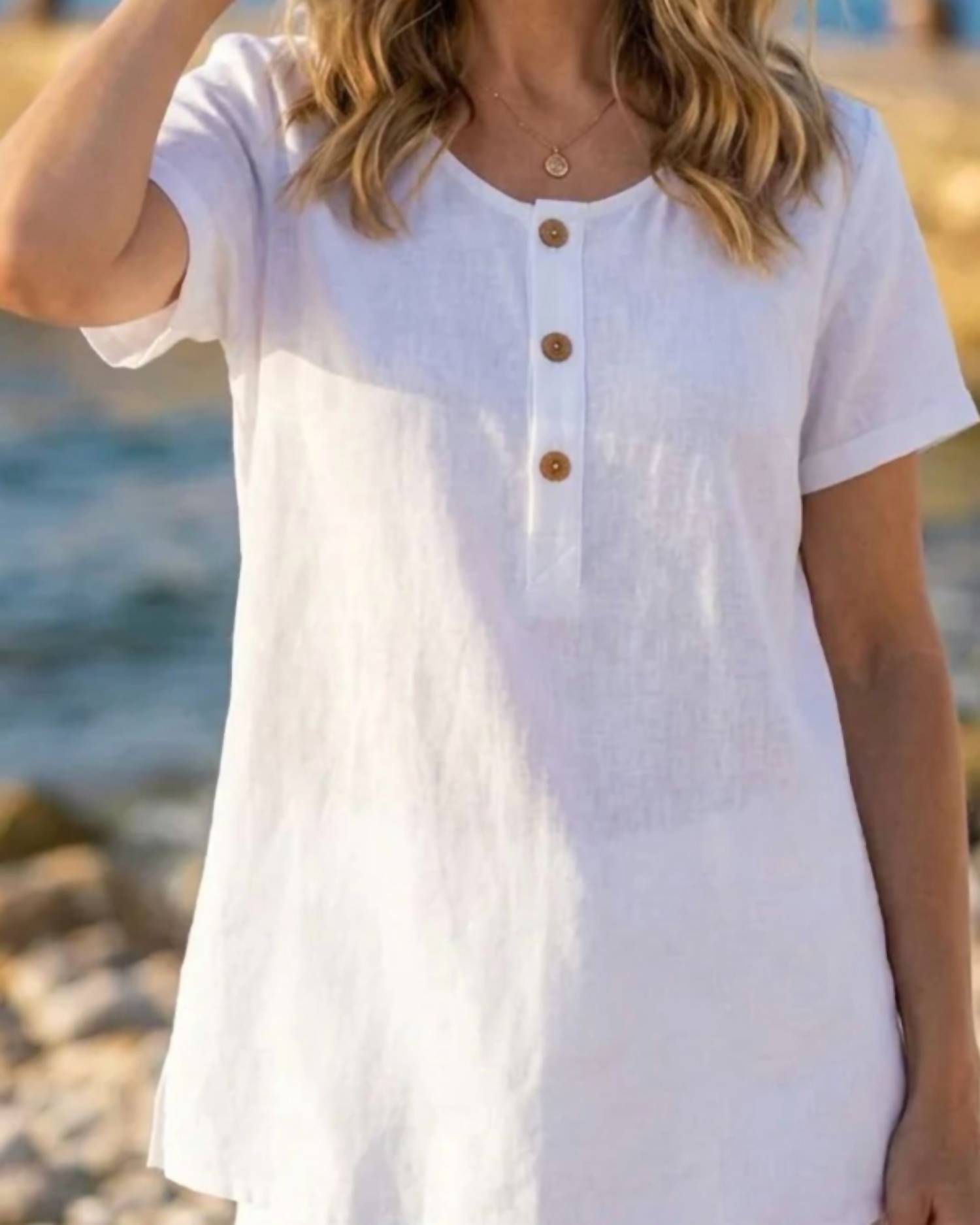 Escape - Regatta Pleated Top