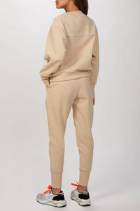 EDITH RIB PIQUE SWEAT