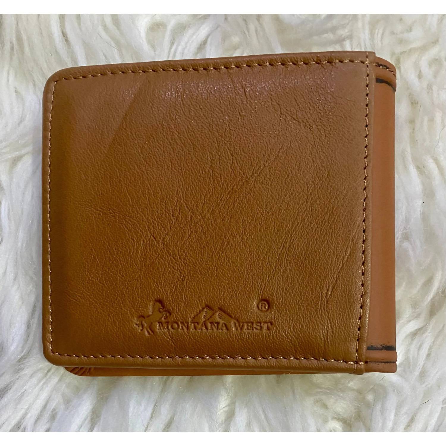 Montana West - Men's Rfid Genuine Leather Lonestar Bi-fold Wallet