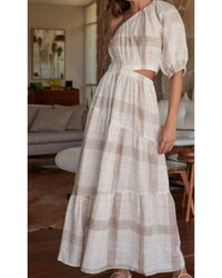 Little Lies - Catania Plaid Dress