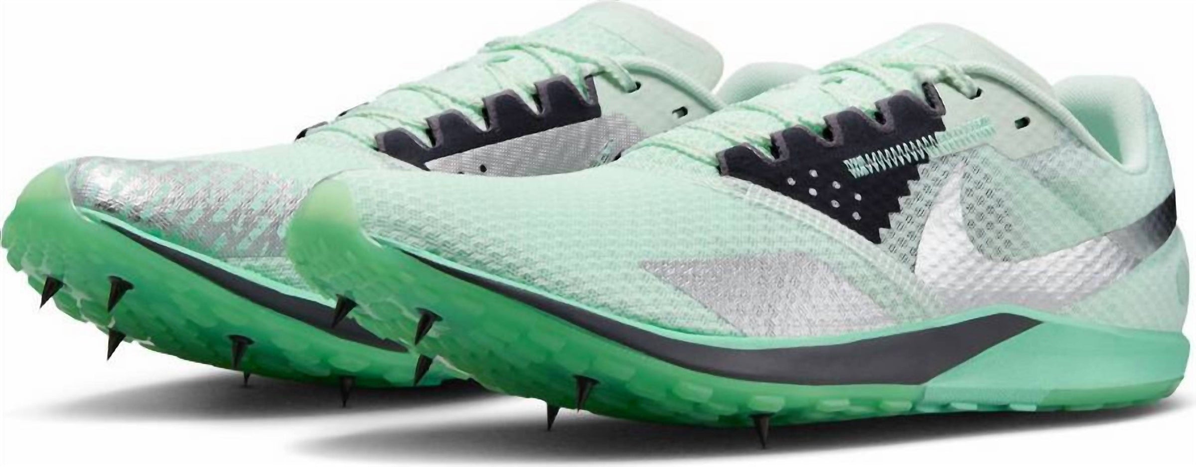 NIKE Men's Rival Xc 6 Shoe in barely green metallic silver green glow - men's shoe - alternate view
