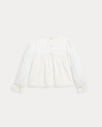 Polo Ralph Lauren - Embroidered Cotton Voile Top