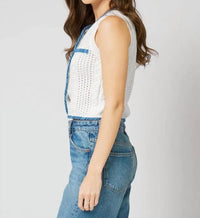 Central Park West - Brooklyn Open Stitch Vest