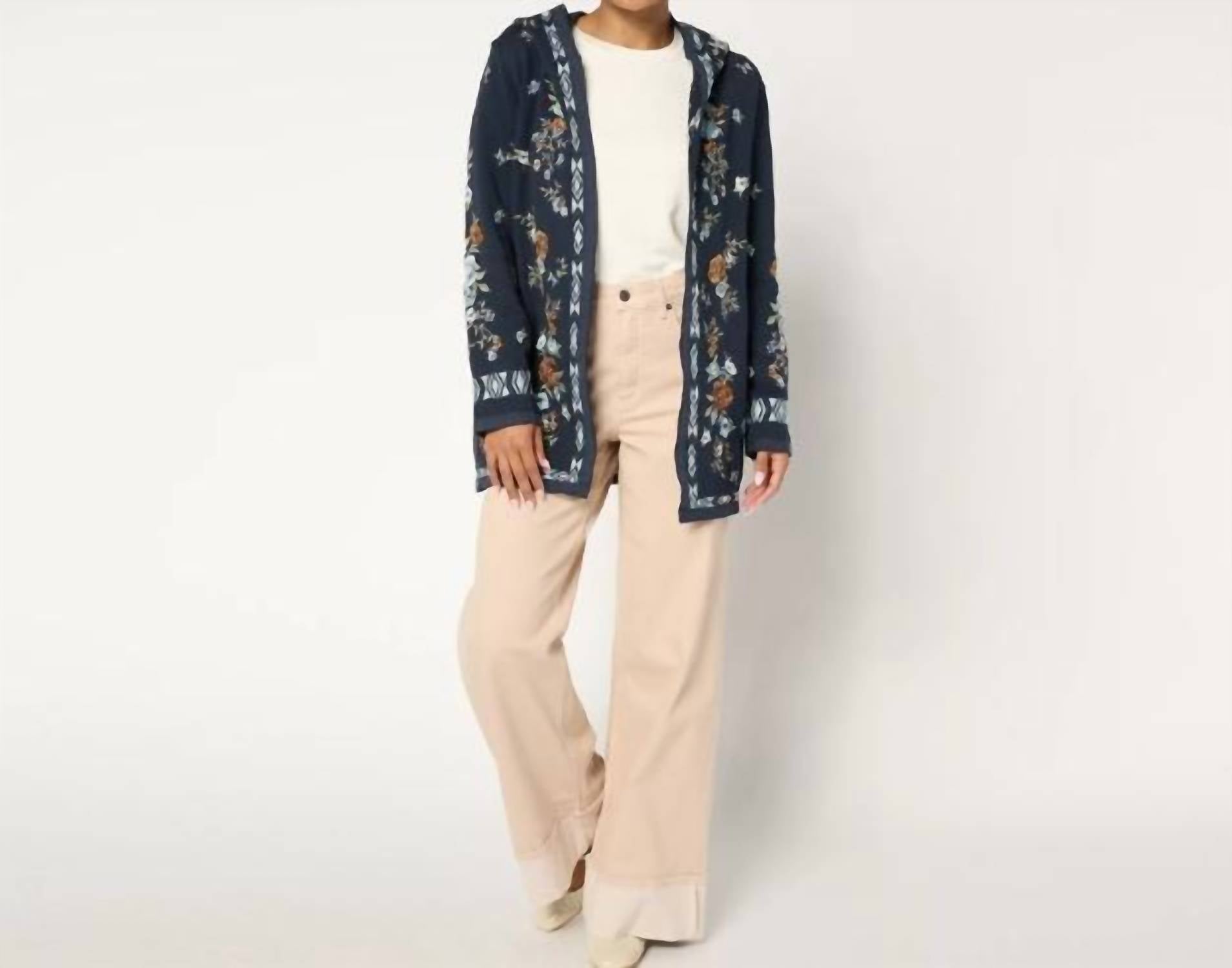 Driftwood - Shelly Embroidered Cardigan