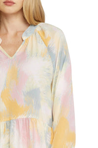 Entro - V-Neck Tiered Top
