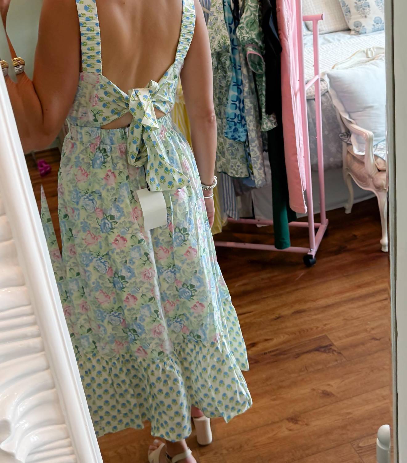 &Merci - The Sunroom Bow Back Midi Dress