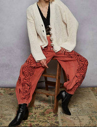 Pol - V-neck Long Sleeve Regular Fit Cardigan