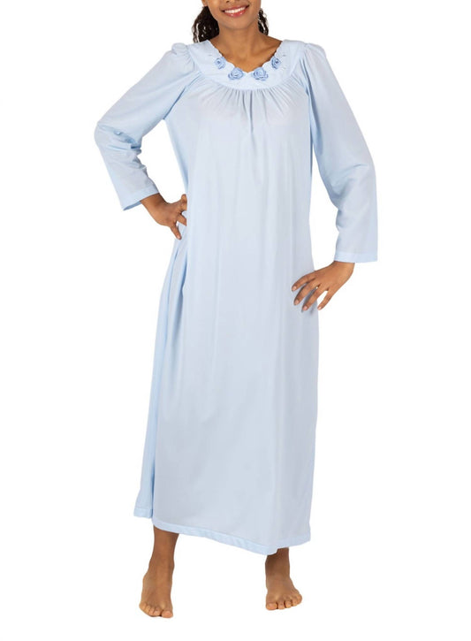 Shadowline Lingerie - Petals 53 Inch Long Sleeve Gown