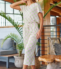 Mary Square - Alli Cropped Pants Set